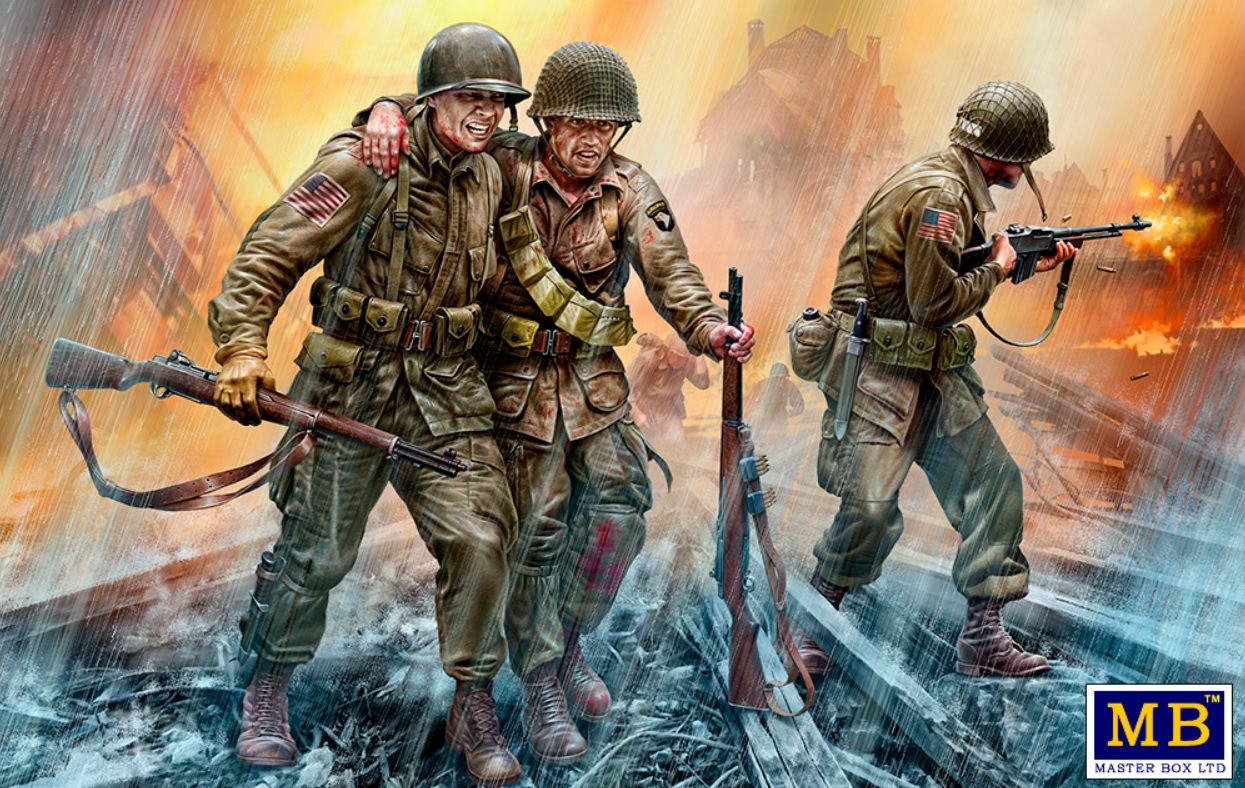 Master Box LTD US Paratroopers, 1944 1/35