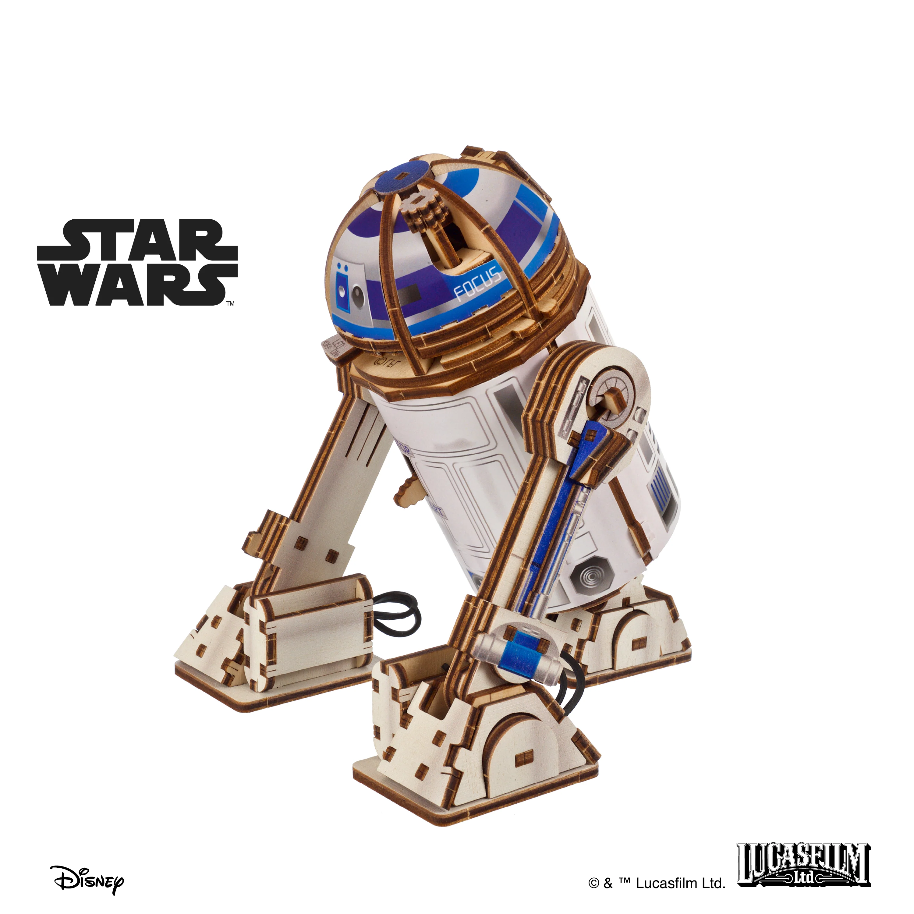 U-Gears R2-D2 Star Wars mechanisch houten bouwpakket