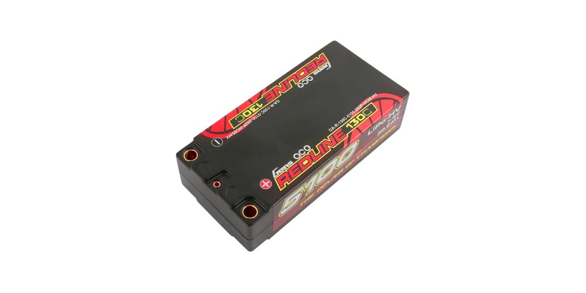 Gens Ace Redline HV 7.6 Volt 5100mAh 130C Shorty Hardcase LiPo Accu 5mm