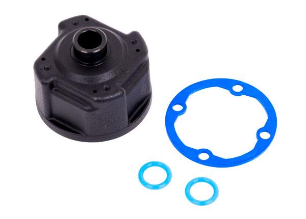 Traxxas Carrier differential/ differential bushing (metal)/ o-rings (2)/ ring gear gasket