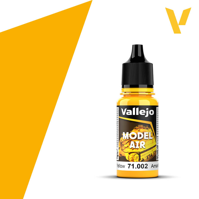 71002 Vallejo Medium Yellow Model Air 18ml