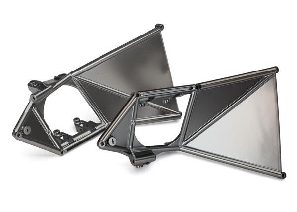 Traxxas Mounts suspension arm upper (front) (left & right) (satin black chrome-plated)