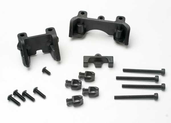 Traxxas Shock mounts (front & rear)/ wire clip (1)/ chassis wire clips (4)/ 3x32mm CS (4)/ 3x6mm BCS (1)