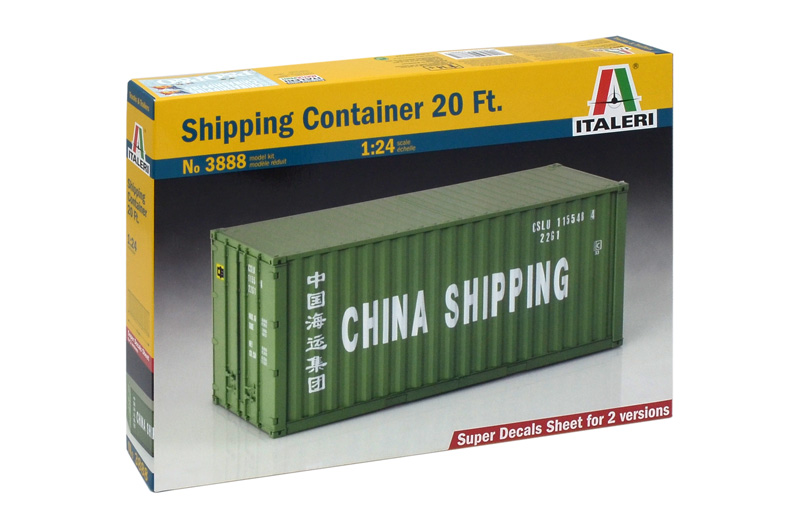 Italeri Shipping Container 20 Ft. 1/24