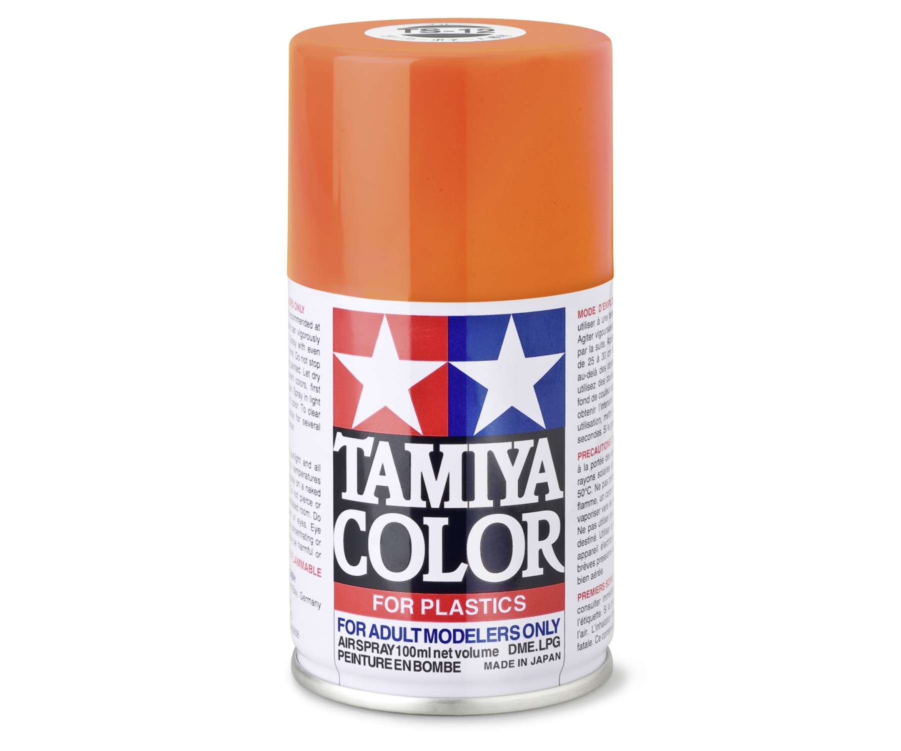 TS12 Spray Orange brillant 100ml Tamiya