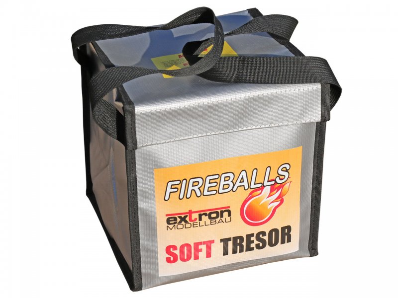 Extron Fireballs Soft Safe incl. 3x 1 Liter Fireballs Granulaat LiPo Brandbestrijding