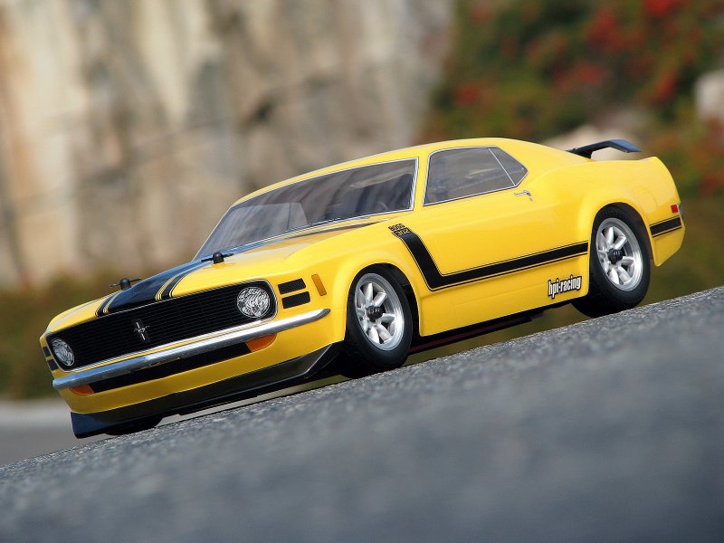 HPI 1970 Ford Mustang BOSS 302 Clear Body 200mm 1/10