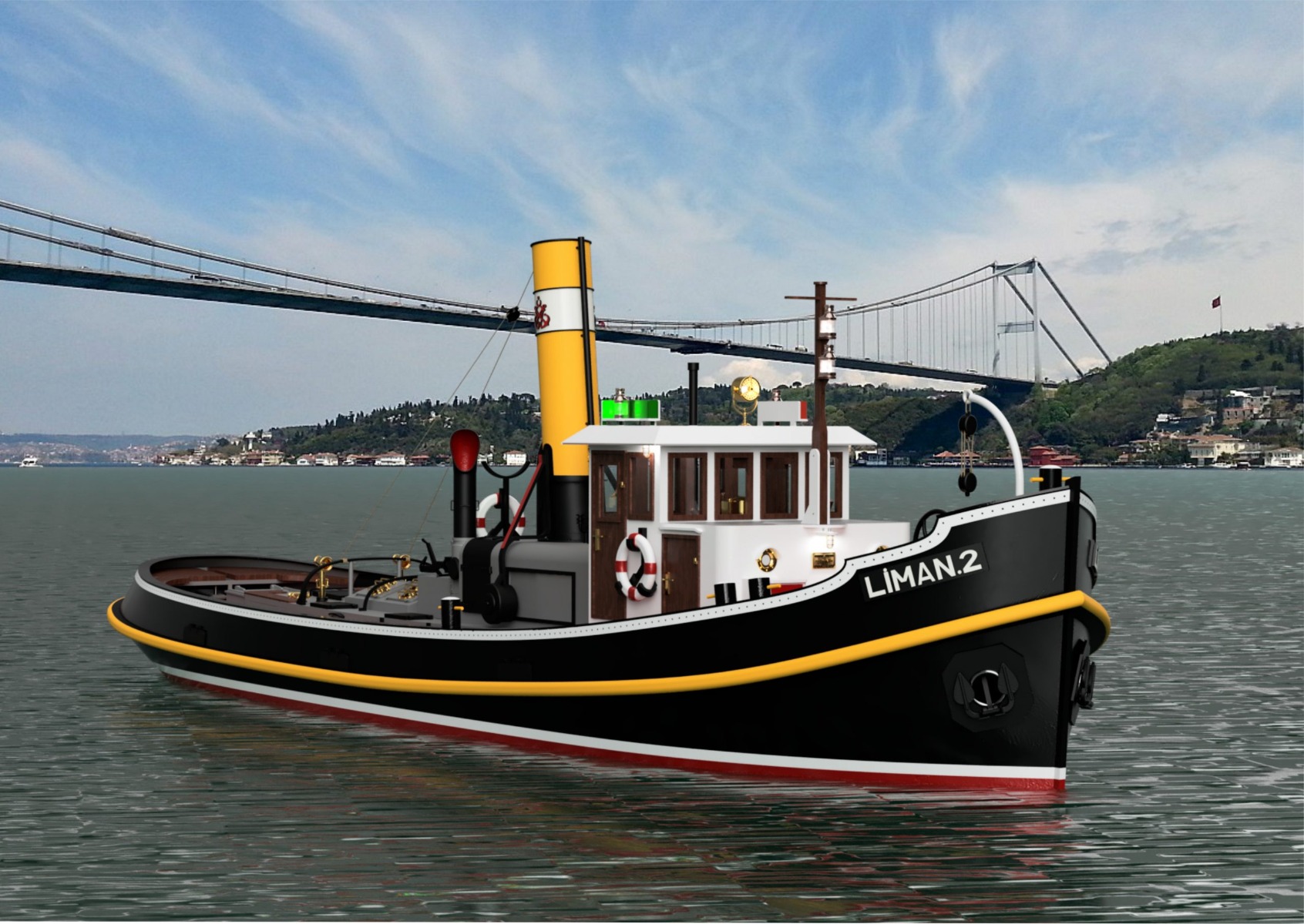 Turk Model Liman 2 Sleepboot kit 1/20