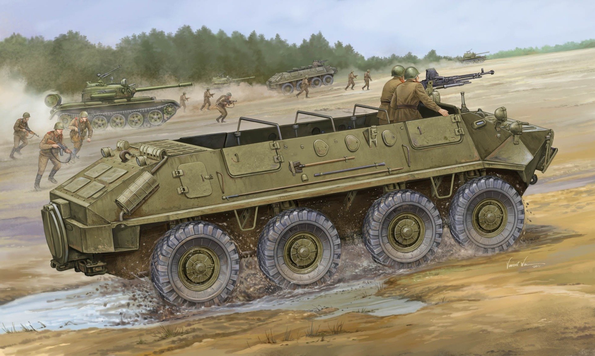 Trumpeter Russian BTR-60P APC 1/35