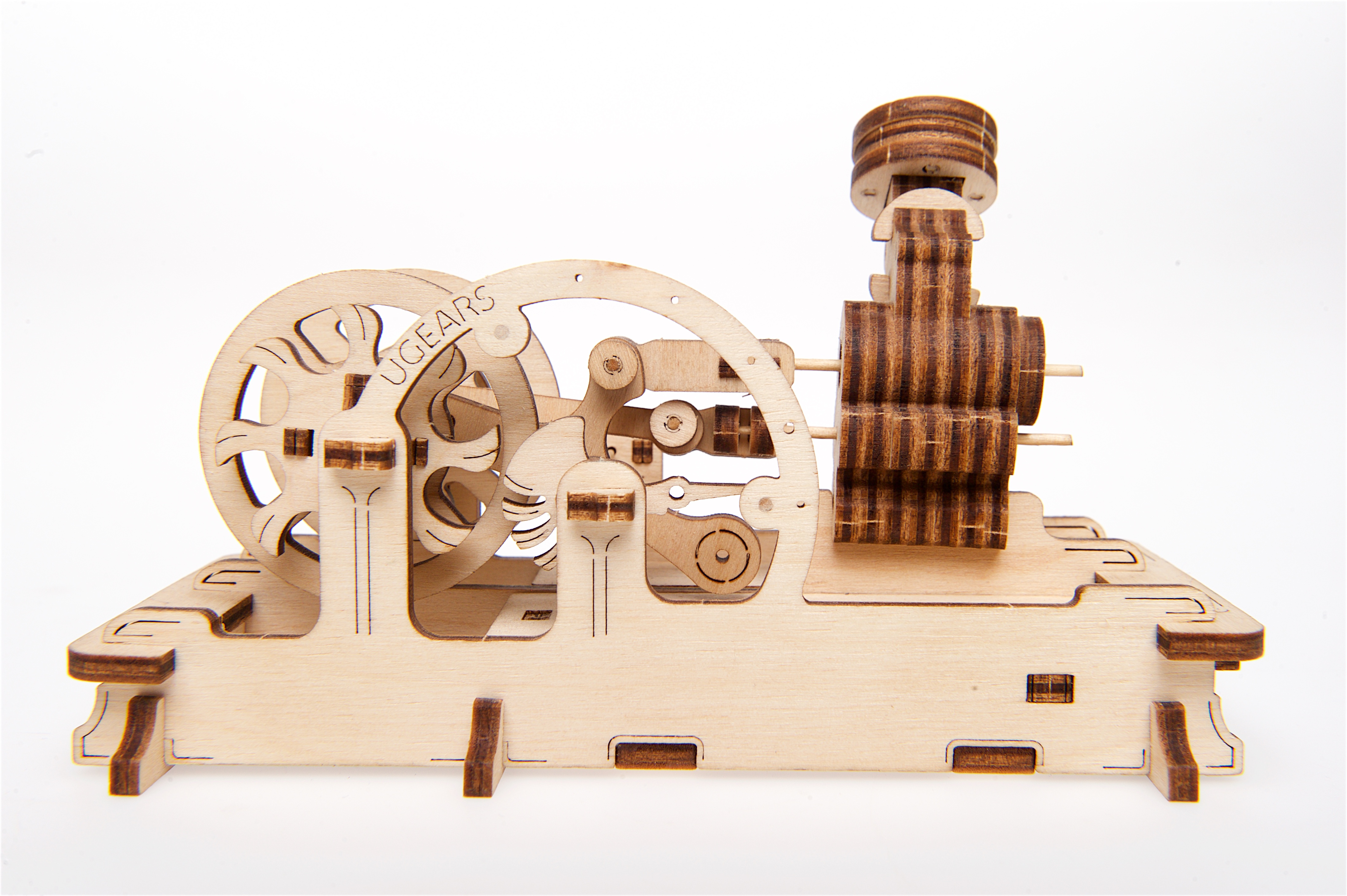 U-Gears Pneumatische Motor mechanisch houten bouwpakket