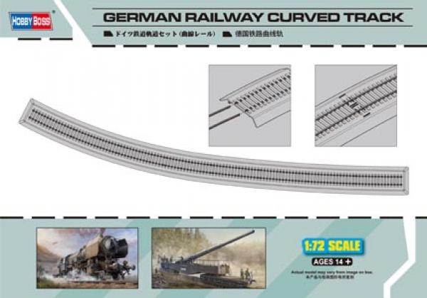 HobbyBoss German Railway Curved Track 1/72