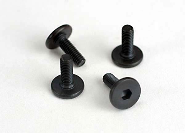 Traxxas Flathead engine mount screws 3x10mm hex head machine