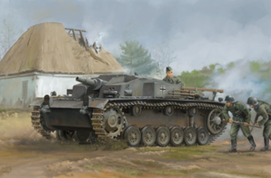 Bronco WWII German Assault Gun Sturmgeschütz III Ausf E (SdKfz 142) 1/35