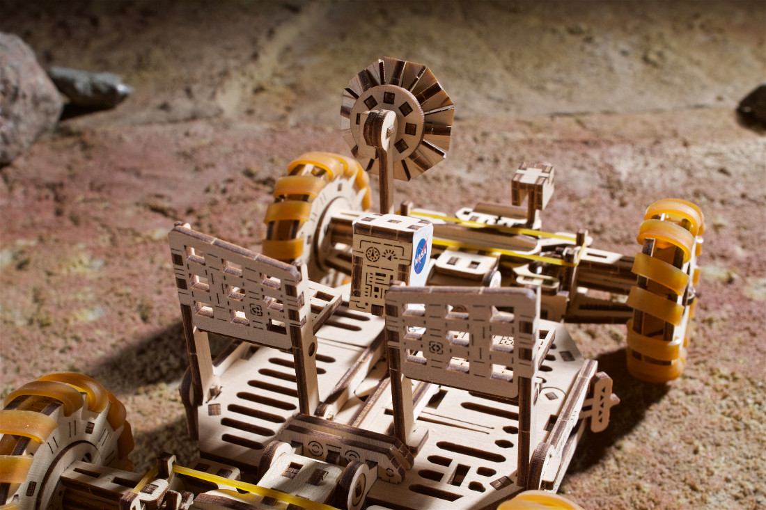 U-Gears NASA Lunar Rover mechanisch houten bouwpakket