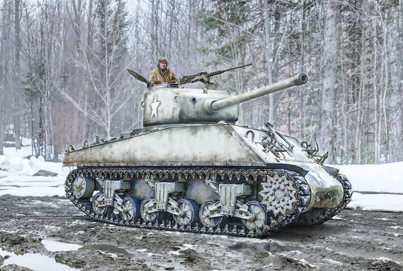 Italeri Sherman M4A3 Wet 1/35