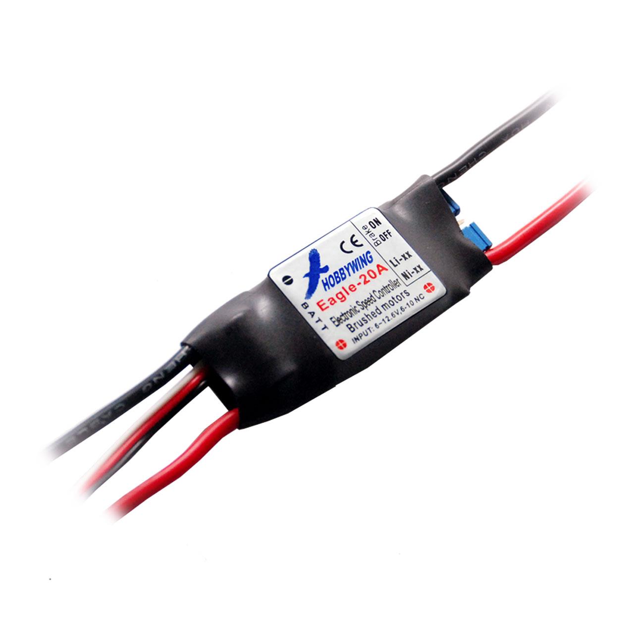 Hobbywing Eagle 20A Brushed ESC 2-3s 1A BEC