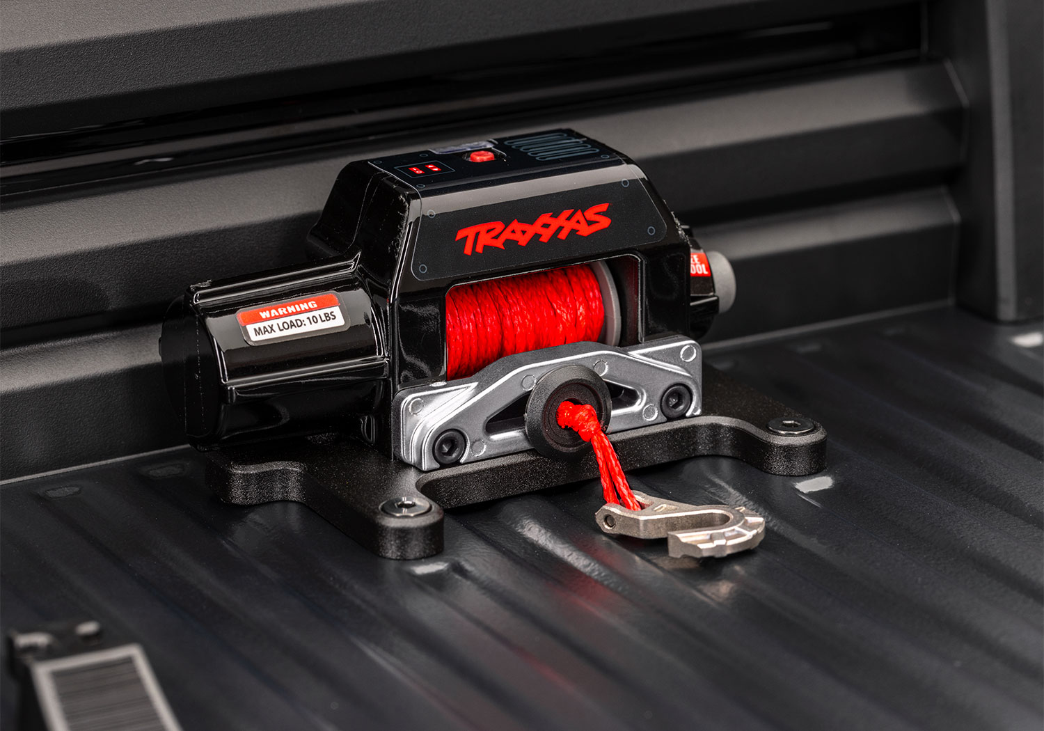 Traxxas Ultimate RC Hauler Truck with Winch Black RTR 1/10