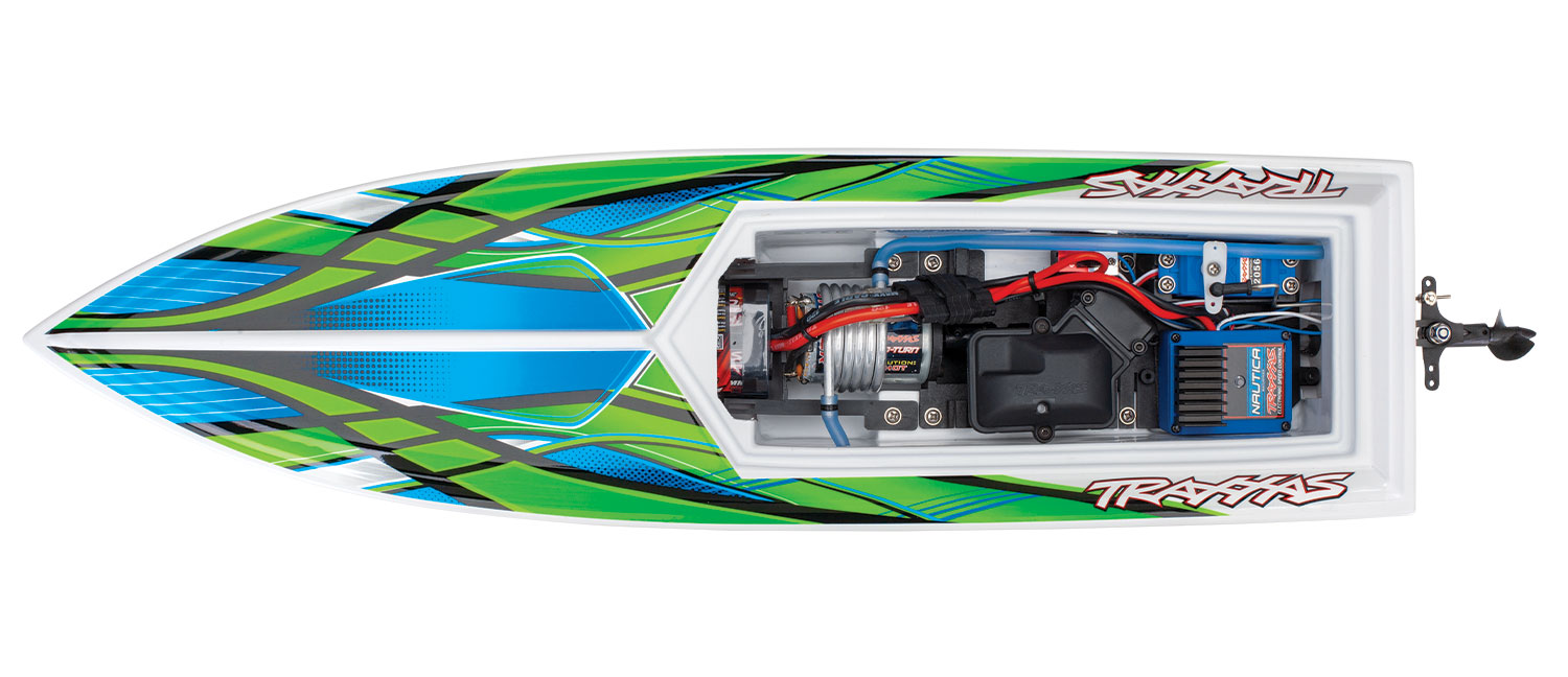 Traxxas Blast High Performance Boat TQ (incl. battery/charger) Green