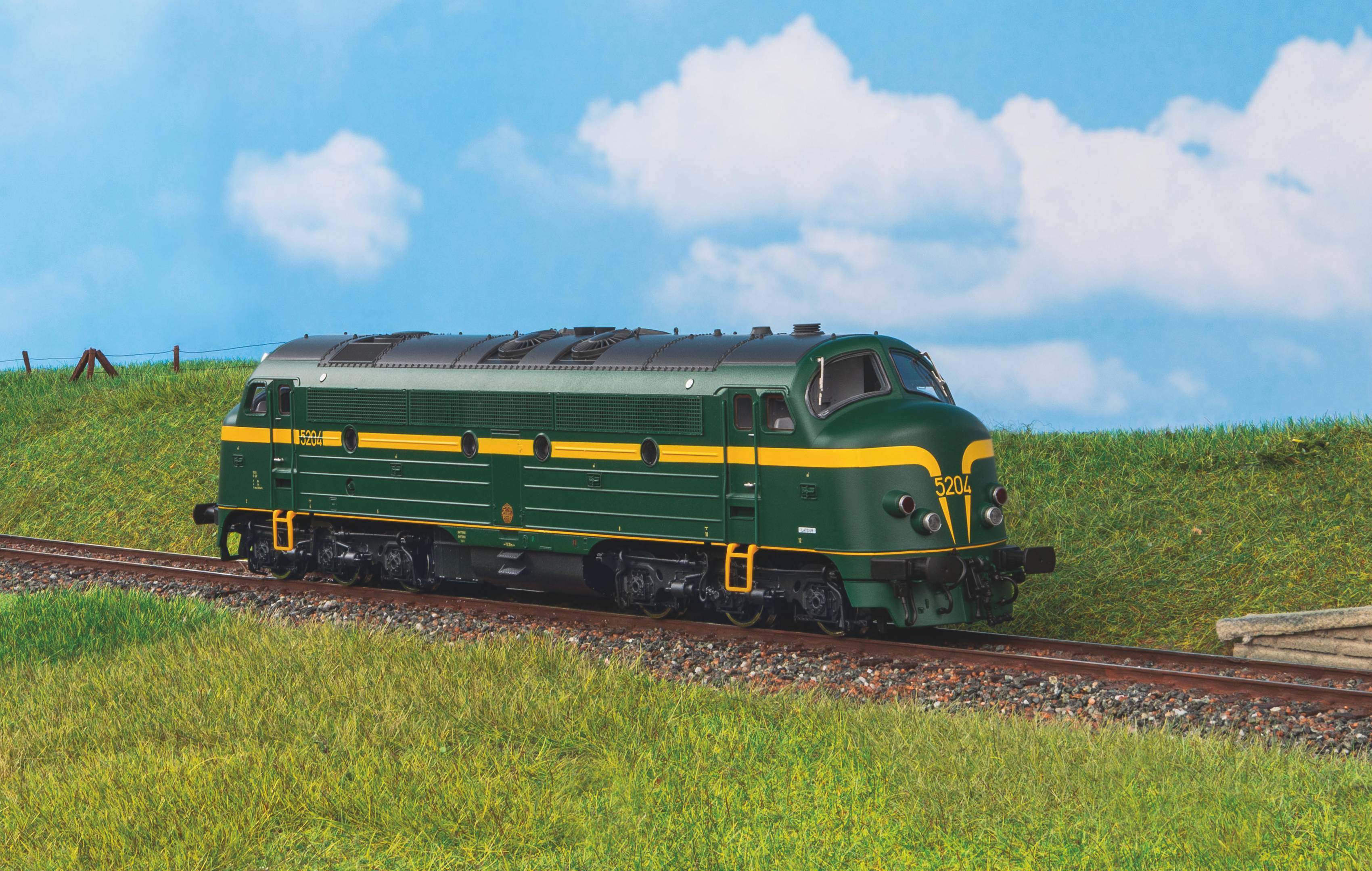 Piko Rh 202 Diesel loco SNCB IV H0