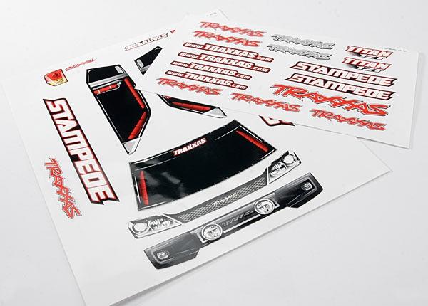 Traxxas Decal sheets Stampede