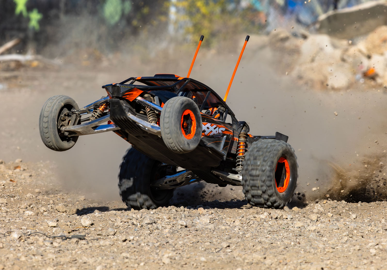 Traxxas Funco Replica Black Wheels w/ Sledgehammer Tires (2)