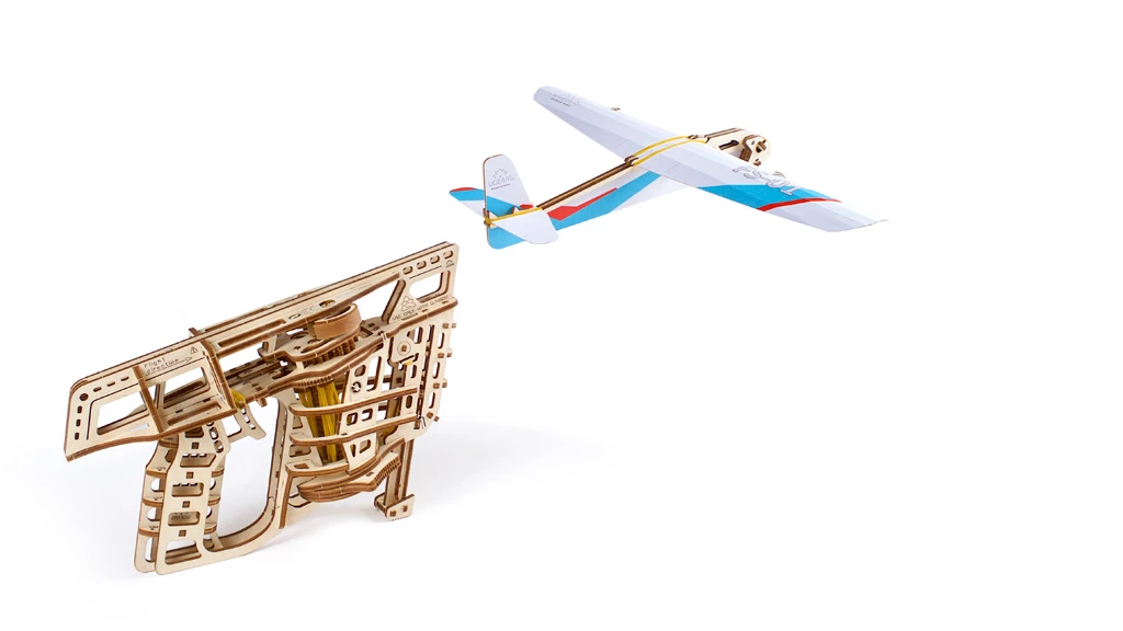 U-Gears Flight Starter mechanisch houten bouwpakket