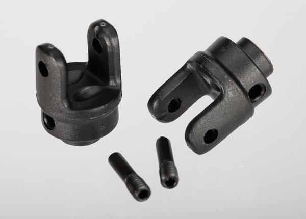 Traxxas Differential output yokes heavy duty (2)/ screw pin (2)