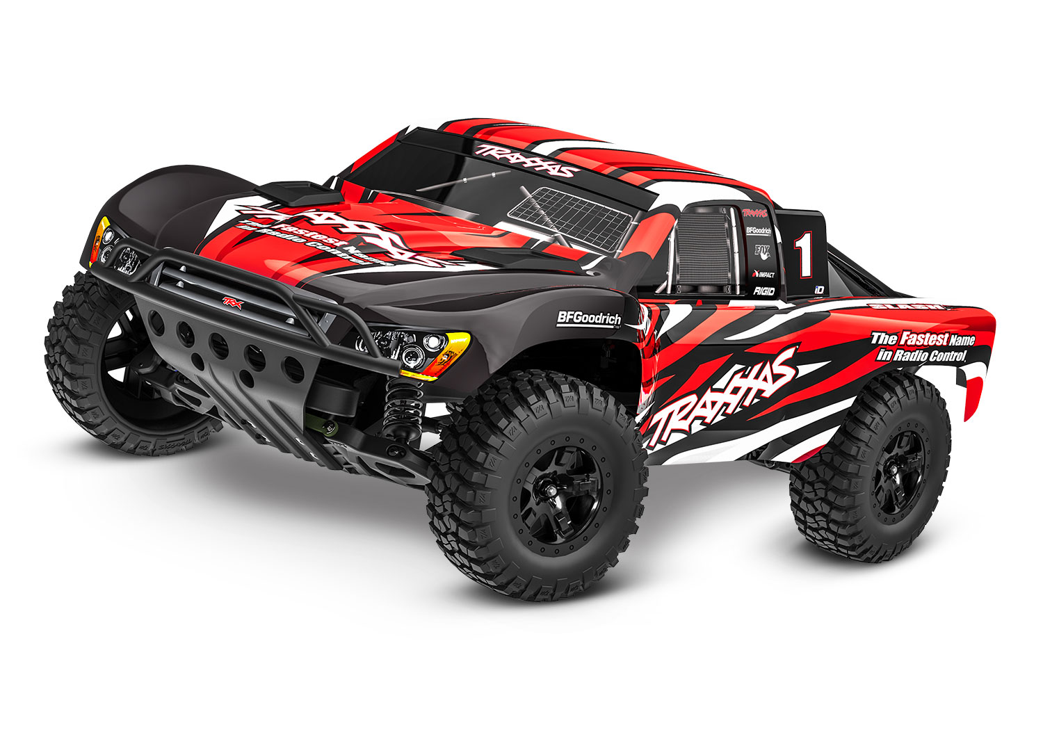 Traxxas Slash 2WD Brushed HD with USB-C Red X 1/10
