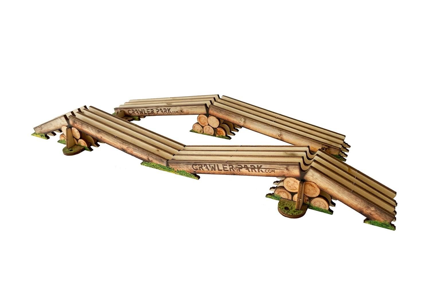 ToysWD Crawler Park: Axes Crossing Obstacle For 1/18 & 1/24 RC Crawler Park Circuit