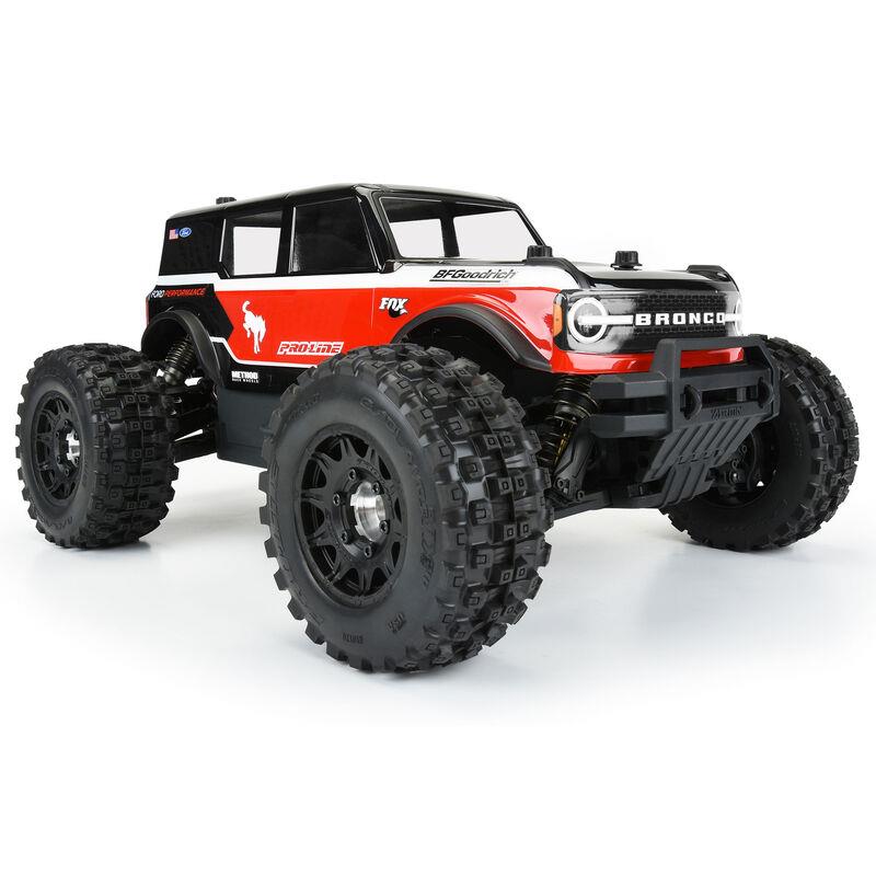 Proline 2021 Ford Bronco Clear Body for Stampede, Granite & Vorteks (with extended body mounts) 1/10