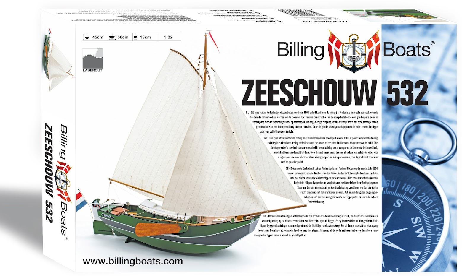 Billing Boats Zeeschouw 1/22
