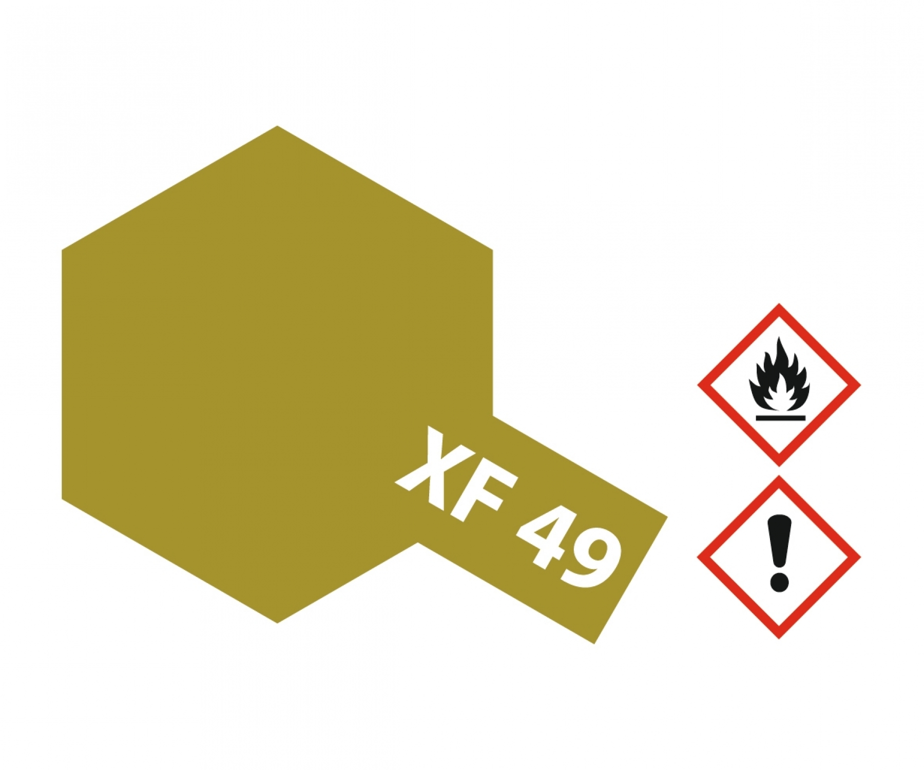 XF49 Potje Khaki flat 23ml Tamiya