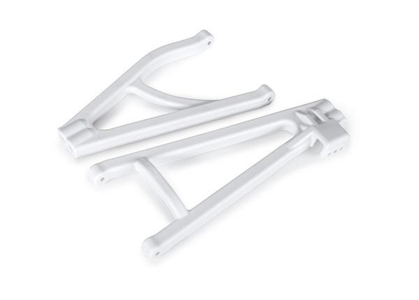 Traxxas Suspension arms white rear (left) heavy duty adjustable wheelbase (upper (1)