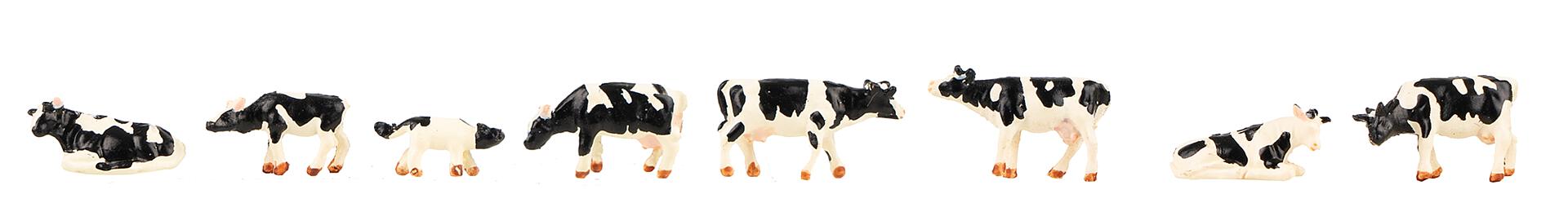 Faller Koeien Zwartbont N (8)