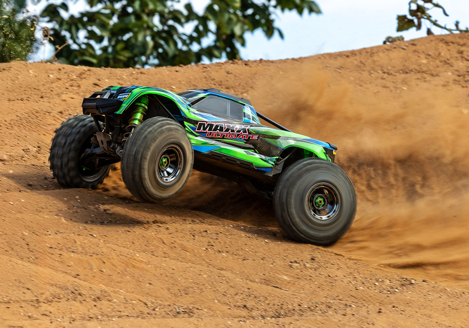 Traxxas Maxx Ultimate 4WD Brushless Electric Monster Truck VXL-4S TQi Green 1/8