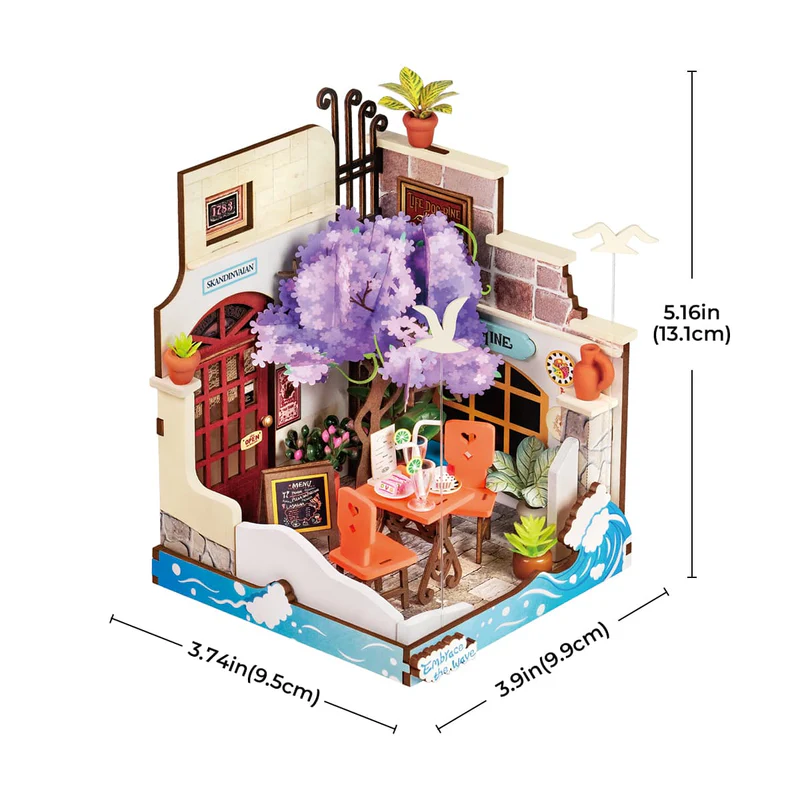 Rolife Sea Holiday Restaurant DIY miniatuurhuis 1/28