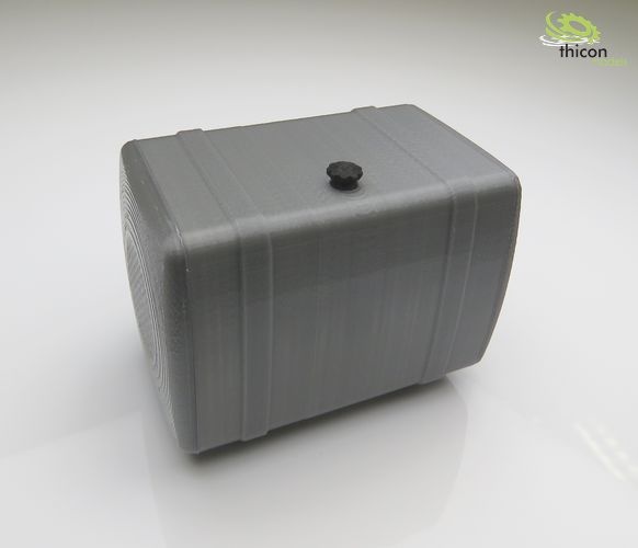 Thicon Tank 80mm Zilver met Tankhouder 1/14
