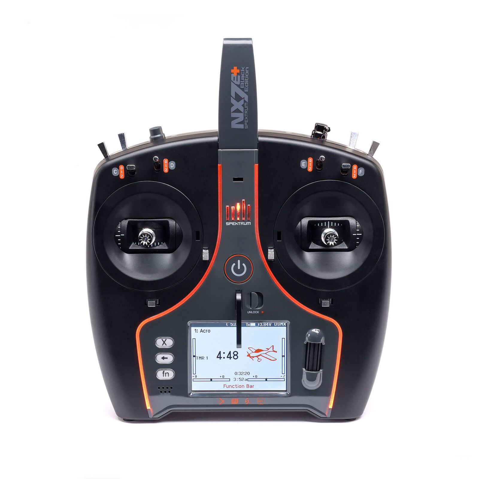 Spektrum NX7e+ Black Edition 14-Channel DSMX Transmitter Only