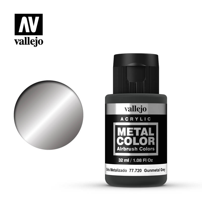 Vallejo Metal Color Gunmetal Grey Potje 32ml
