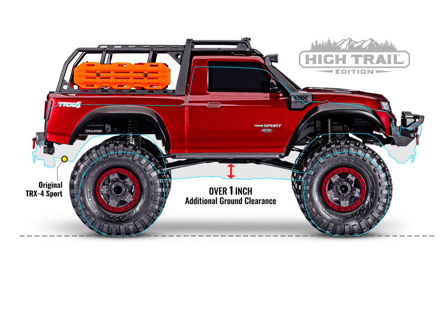 Traxxas TRX-4 Sport 4WD High Trail Edition 1/10 GRAY
