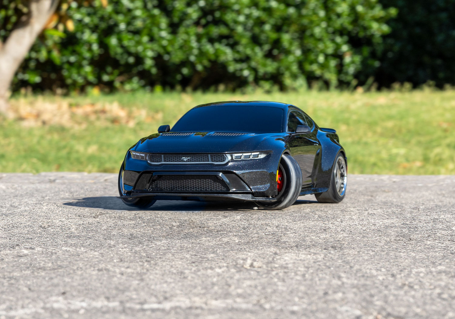 Traxxas 4-TEC 2024 Ford Mustang RWD Drift Car RTR 1/10 Black