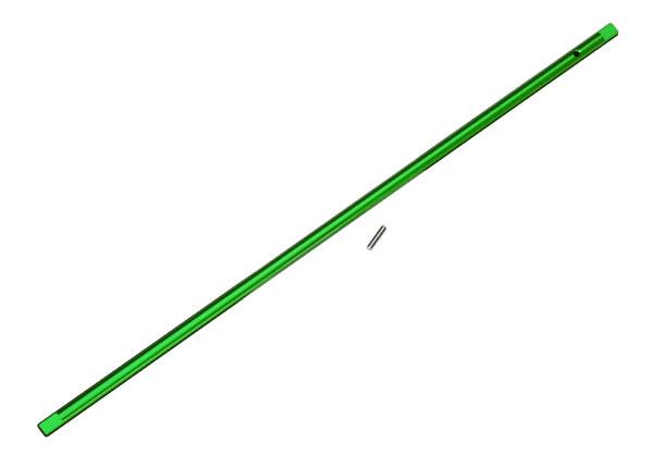 Traxxas Driveshaft center aluminum / pin green