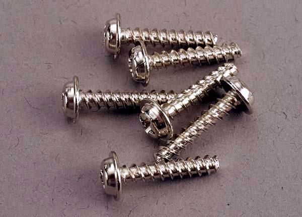 Traxxas Screws 3x15mm washerhead self-tapping (6)