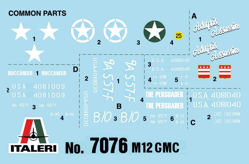 Italeri M12 Gun Motor Carriage 1/72