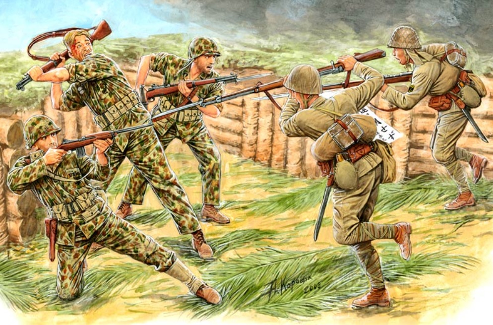 Master Box LTD 'Bloody Atol' Hand-to-hand Fight, Tarawa November 1943 1/35