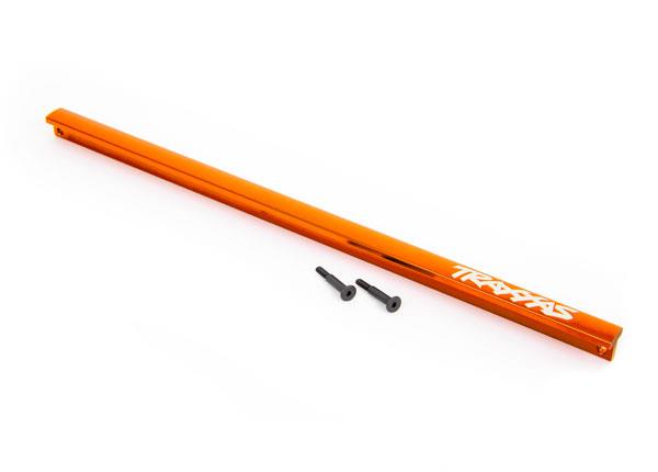 Traxxas Chassis brace (T-Bar) 6061-T6 aluminum (orange-anodized)/ 3x16 SS (2)