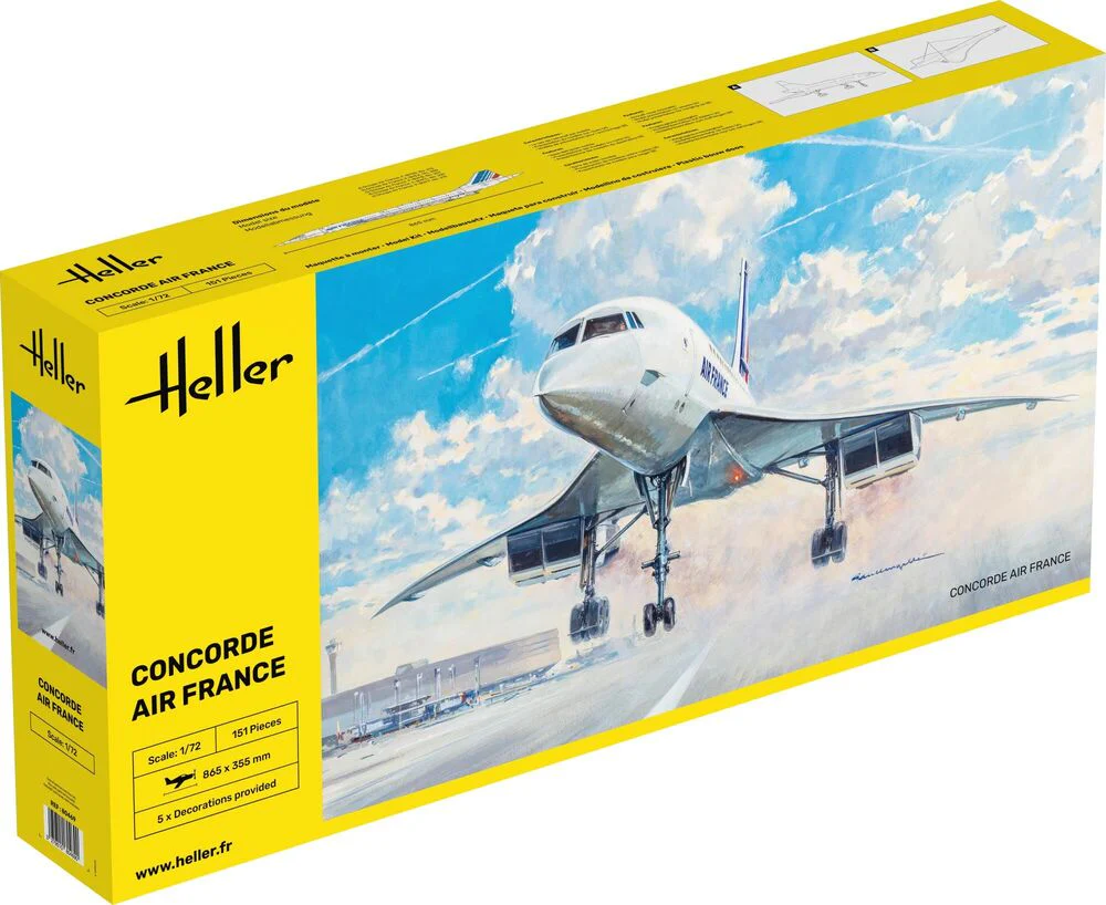Heller Concorde Air France 1/72