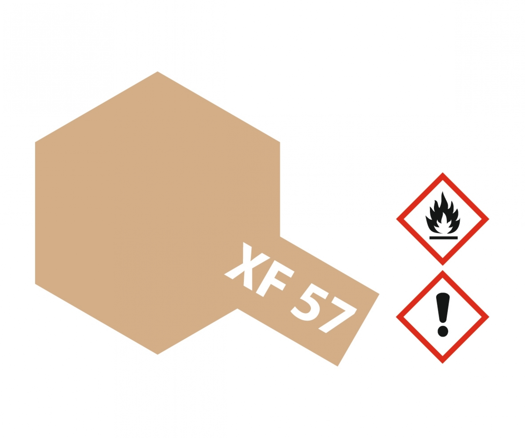XF57 Potje Buff flat 23ml Tamiya