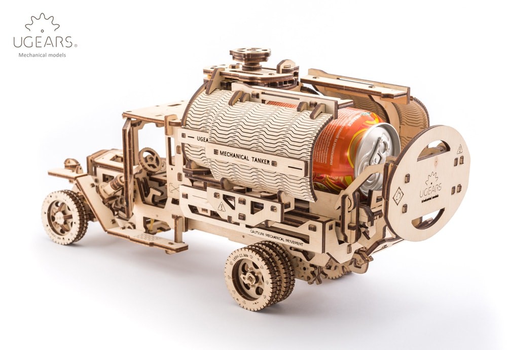 U-Gears Tanker mechanisch houten bouwpakket