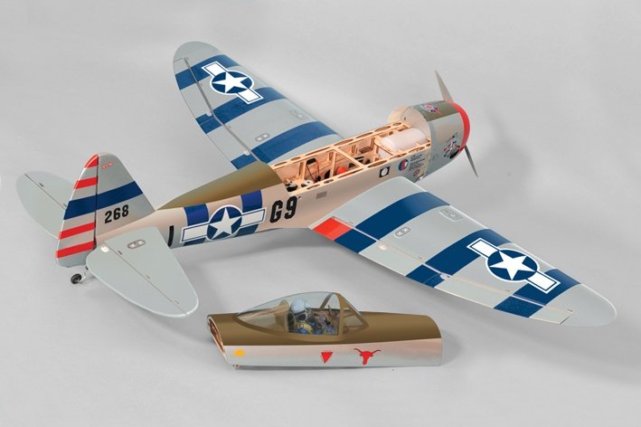 Phoenix P-47 Thunderbolt incl. BL Motor en Regelaar en retracts - 164 cm